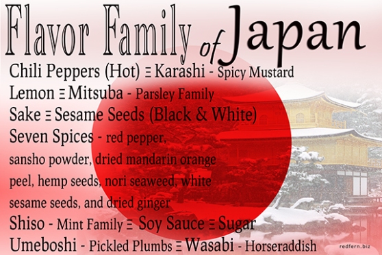 Japan flavor family